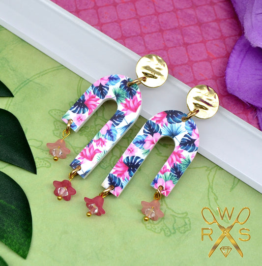 SALE Paradise Garden Dangles - Laser Cut Acrylic