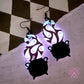 Pink Ghost Cauldron Dangles in Glow-in-the-Dark