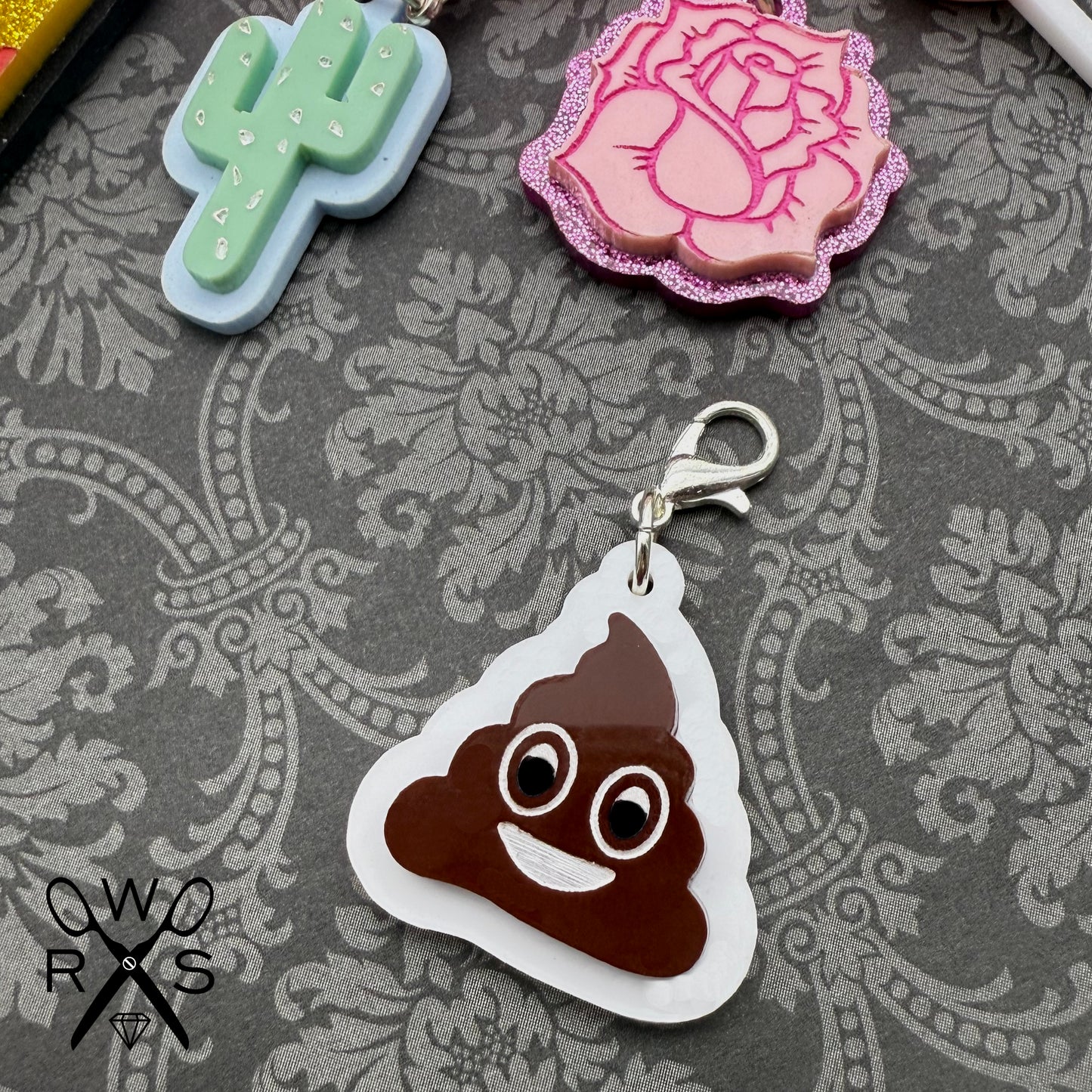 Poop Emoji Bestie Charm