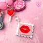 Postage Stamp Bestie Charm