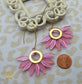 Pretty Petals Earrings in Pink - Laser Cut Acrylic