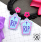 SALE Pretty Tombstone Dangles - Laser Cut Acrylic