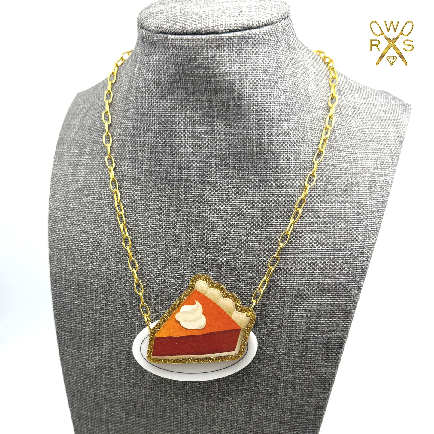 Pumpkin Pie Necklace