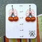 Pumpkin Cherries Dangles in Laser Cut Acrylic