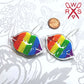 Rainbow Kiss Hoops