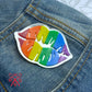 Rainbow Kiss Brooch
