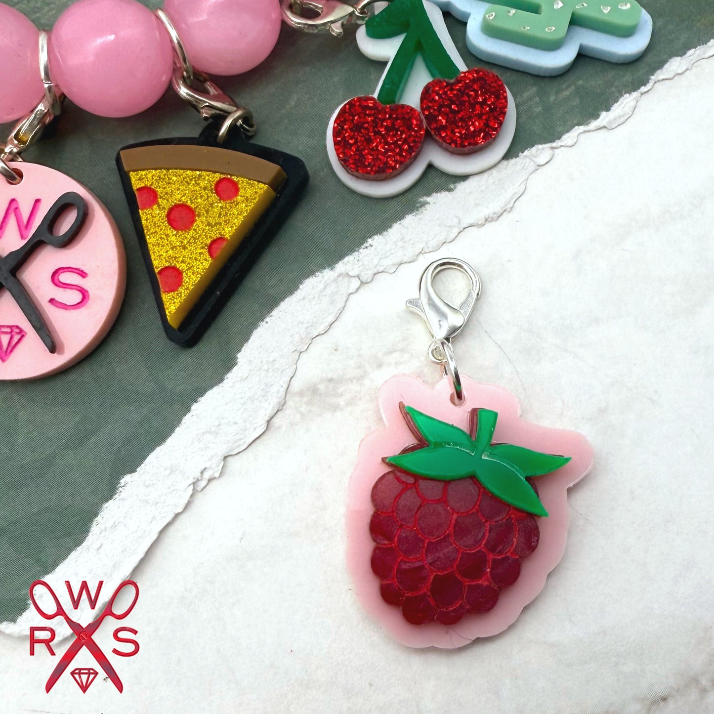 Raspberry Bestie Charm