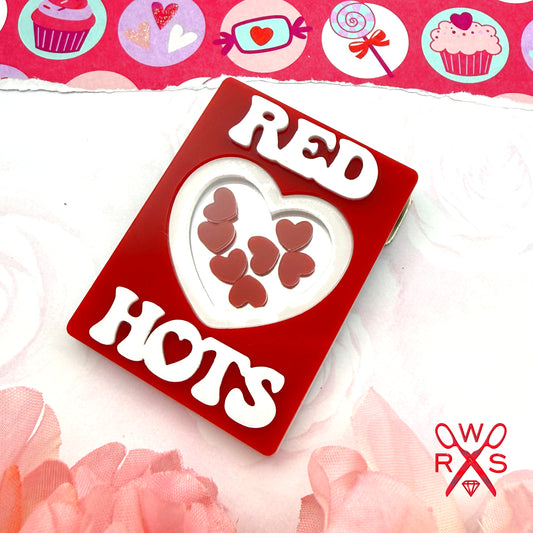 Red Hot Shaker Brooch