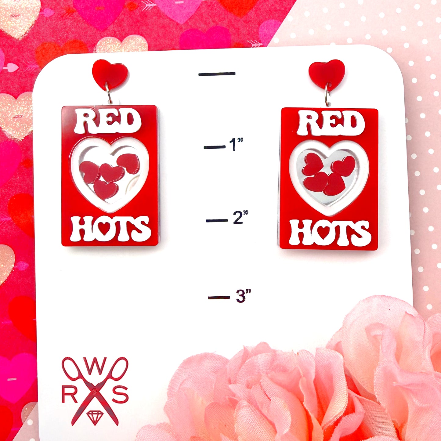 Red Hots Shaker Dangles