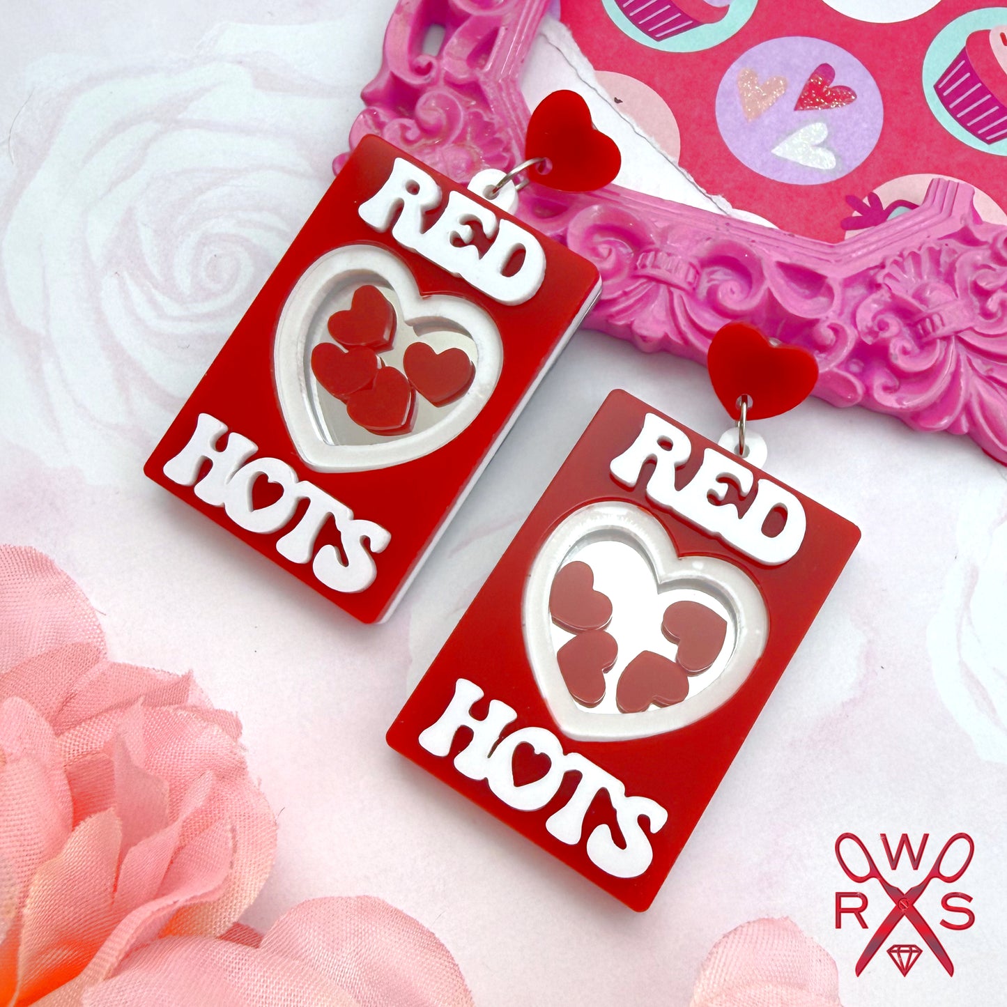 Red Hots Shaker Dangles