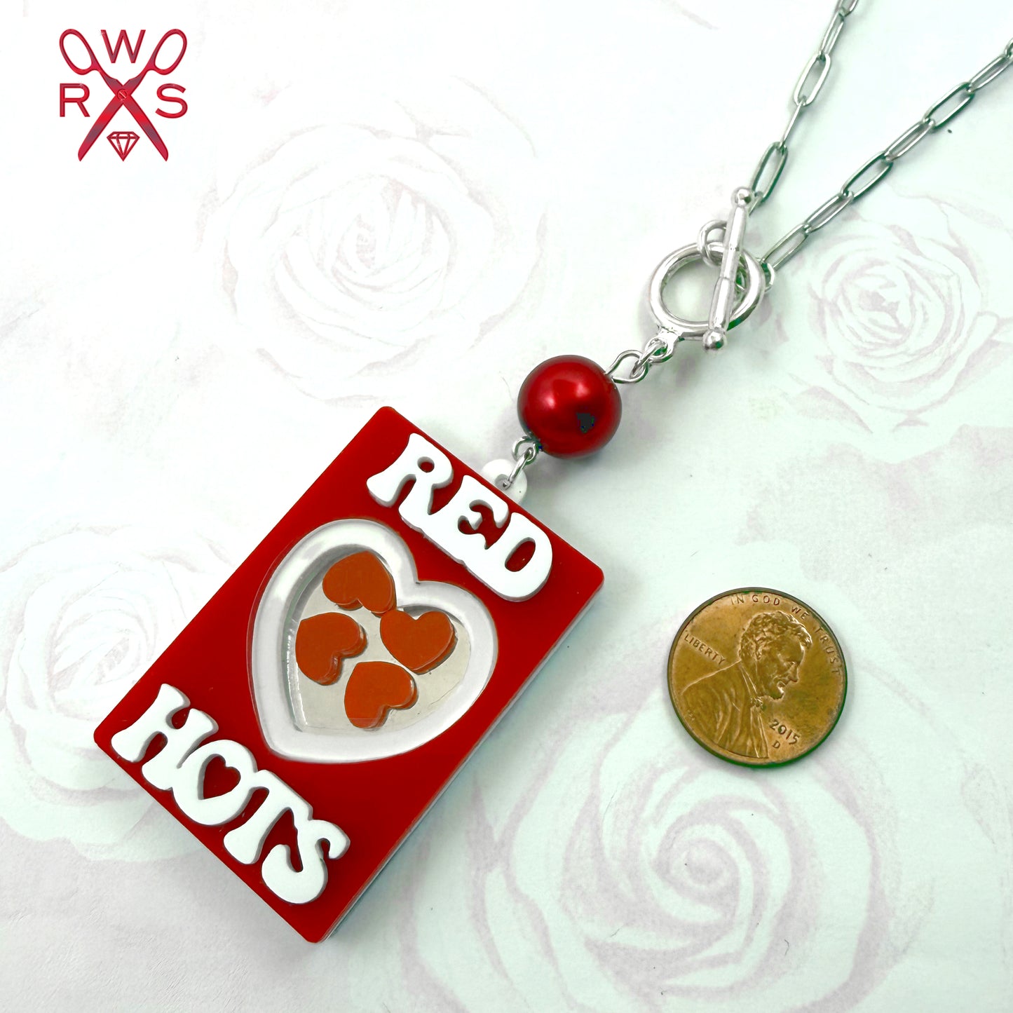 Red Hots Shaker Necklace