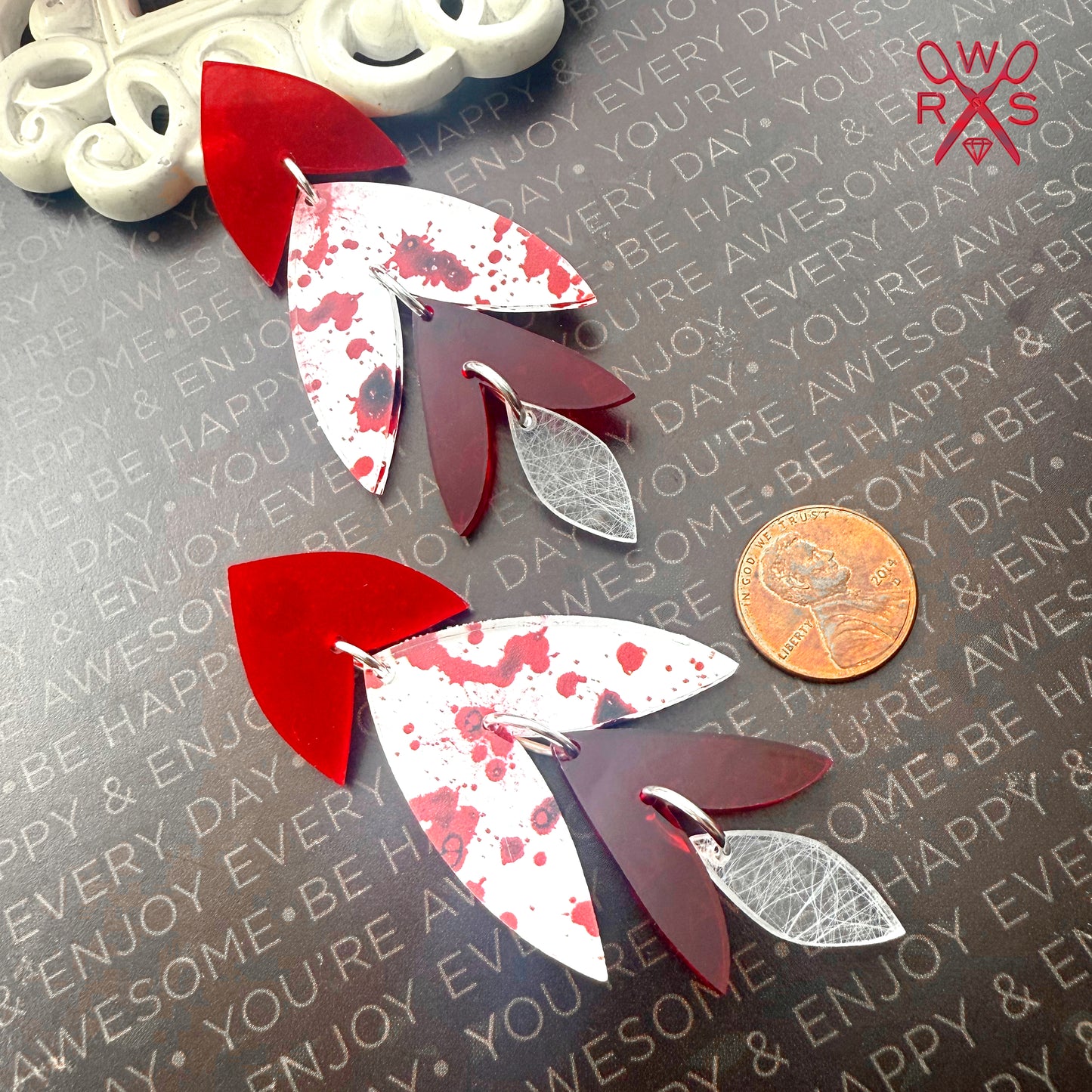 Rio Dangles in Blood Splatter
