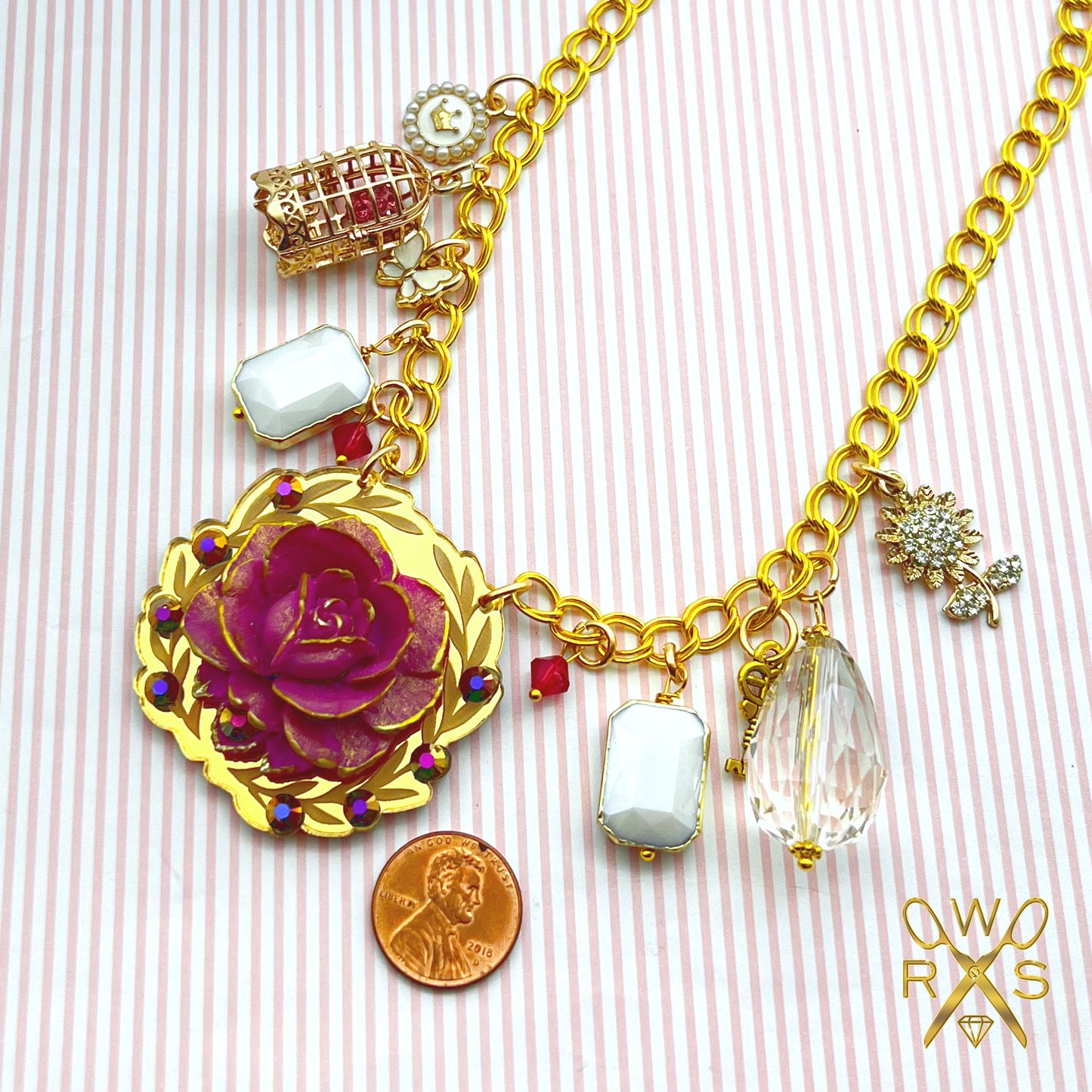 Romancing the Royals Victorian Charm Necklace