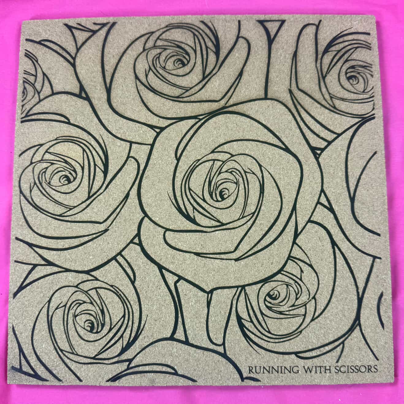 Cork Earring Display Board You Choose the Print