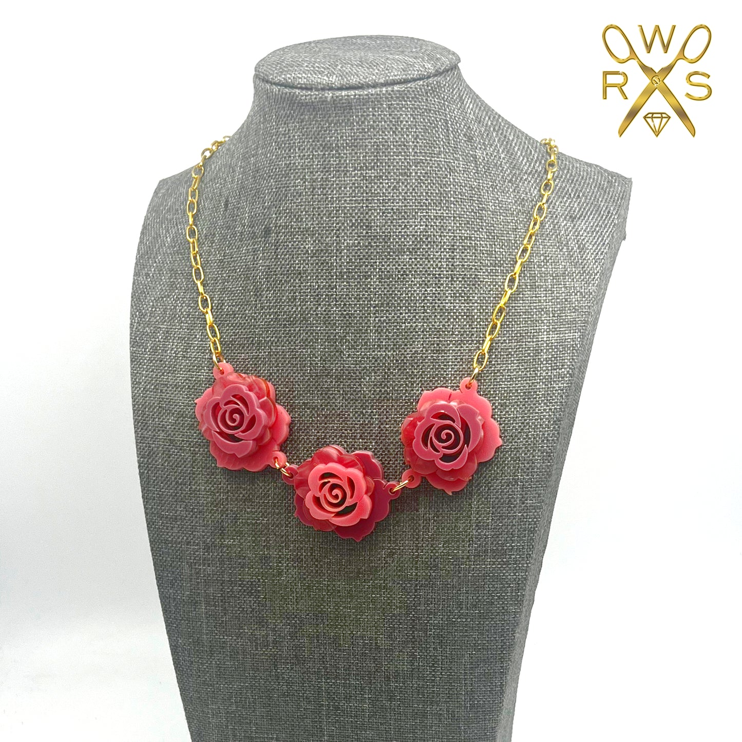 Rosy Rosebud Necklace