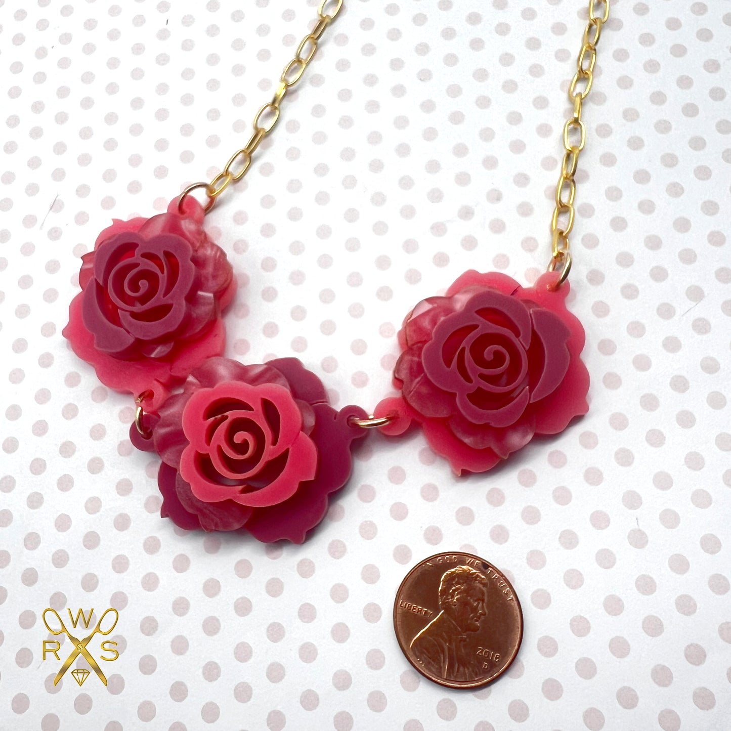 Rosy Rosebud Necklace