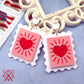 Sending Love Postage Stamp Dangles