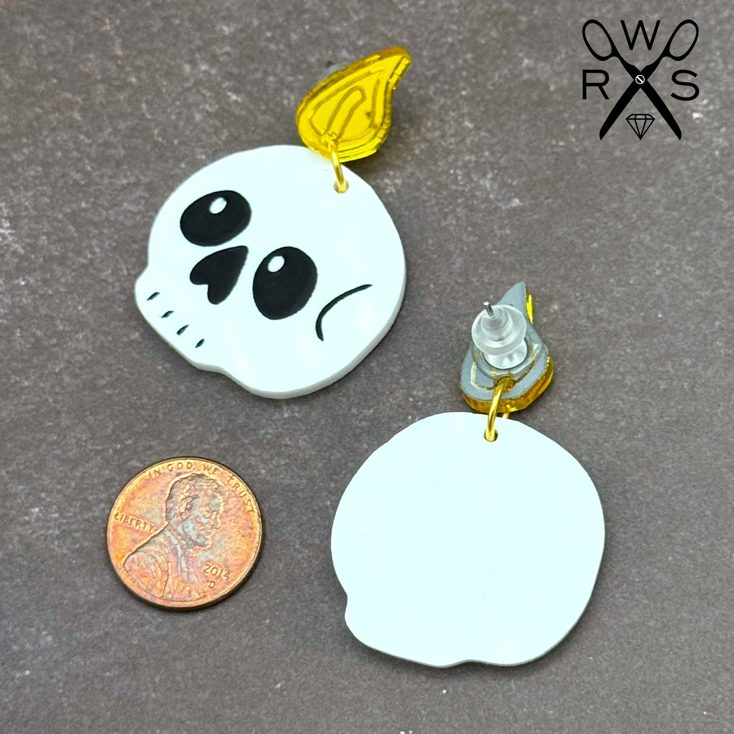 Skull Candle Dangles