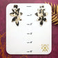 Splendor Dangles in Black and White Pearl