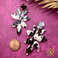 Splendor Dangles in Black and White Pearl