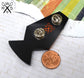 Spooky Lava Lamp Brooch in Orange - Laser Cut Acrylic Brooch