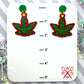 Stoner Christmas Glitter Dangles