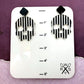 Striped Skull Dangles