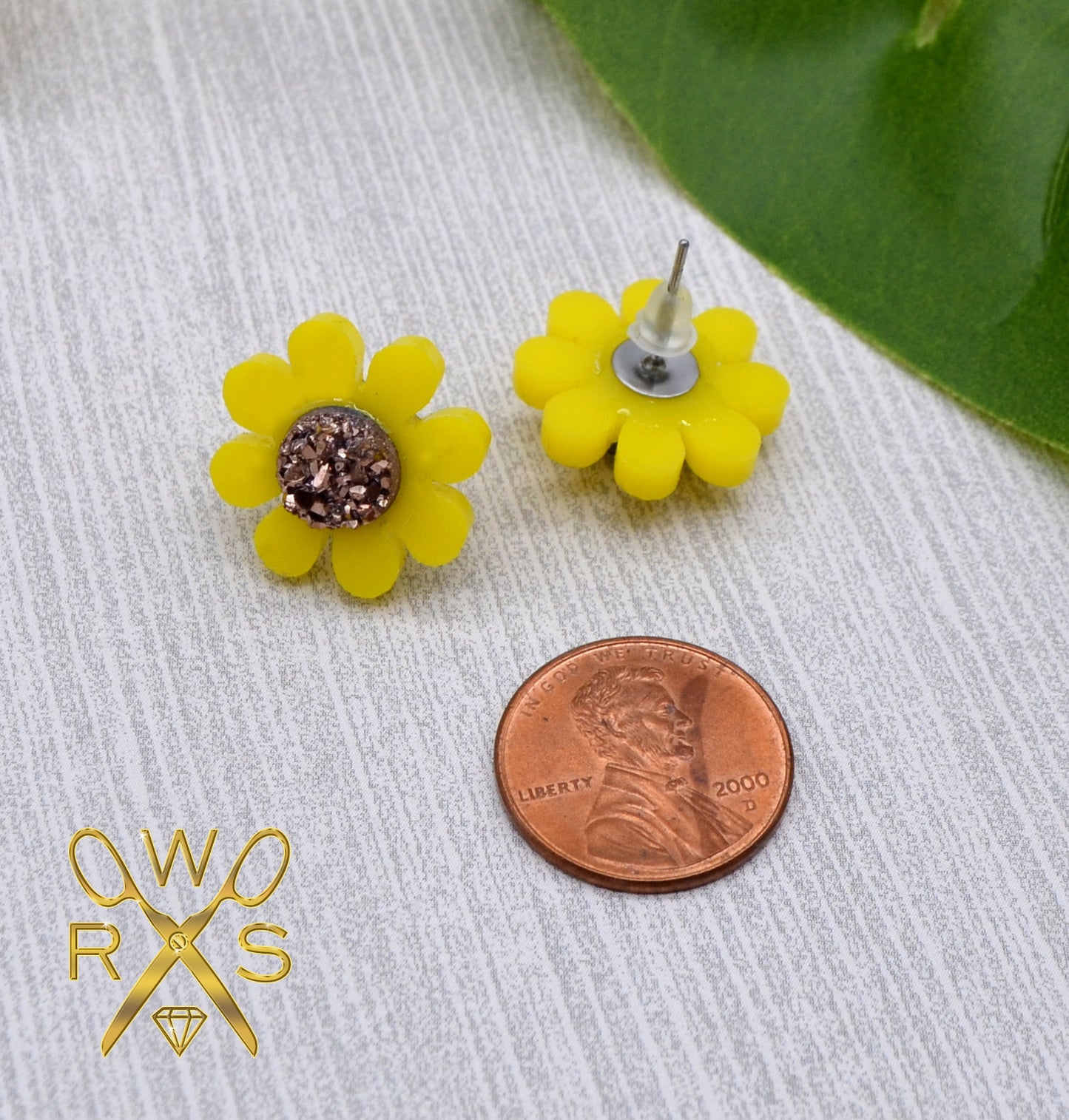 SALE Sunflower Studs Earring- Laser Cut Acrylic Earrings