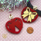 Sweetheart Bow Red Dangles