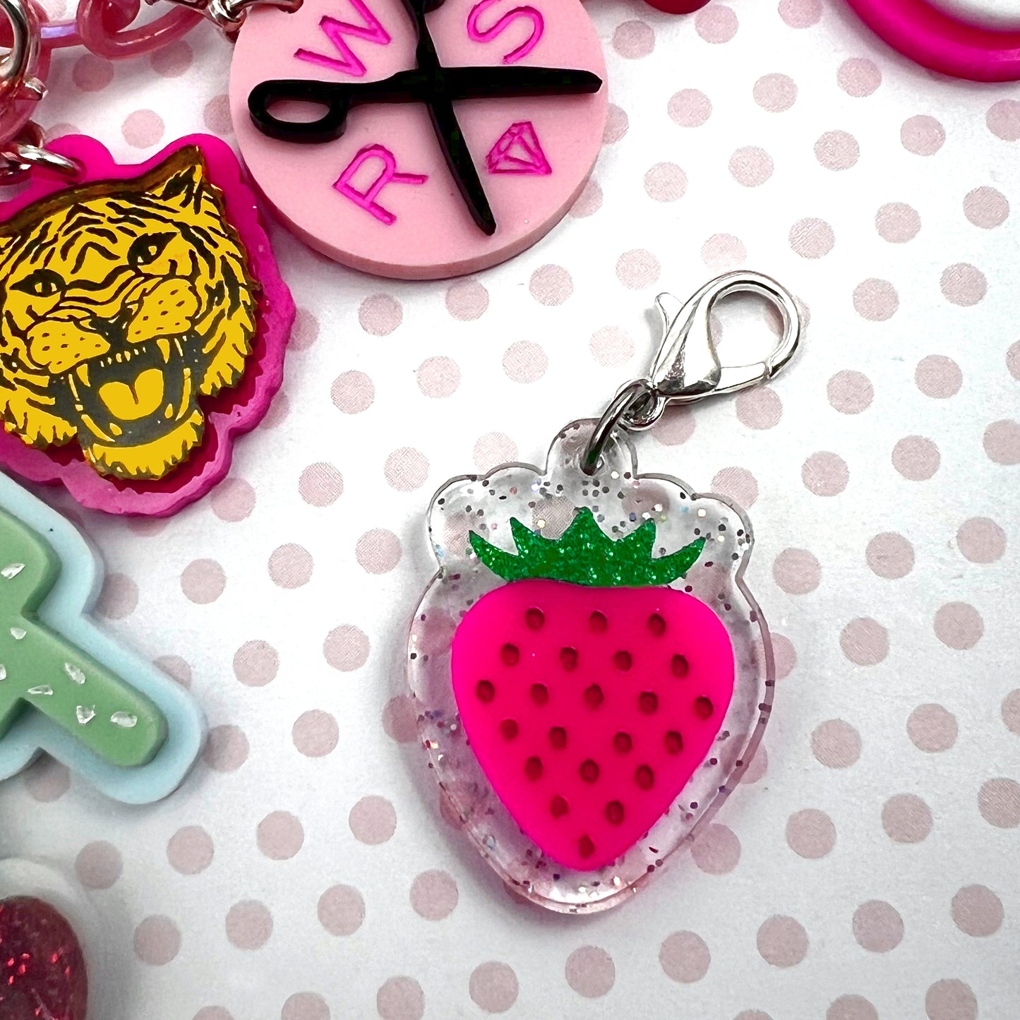 Sweet Strawberry Bestie Charm