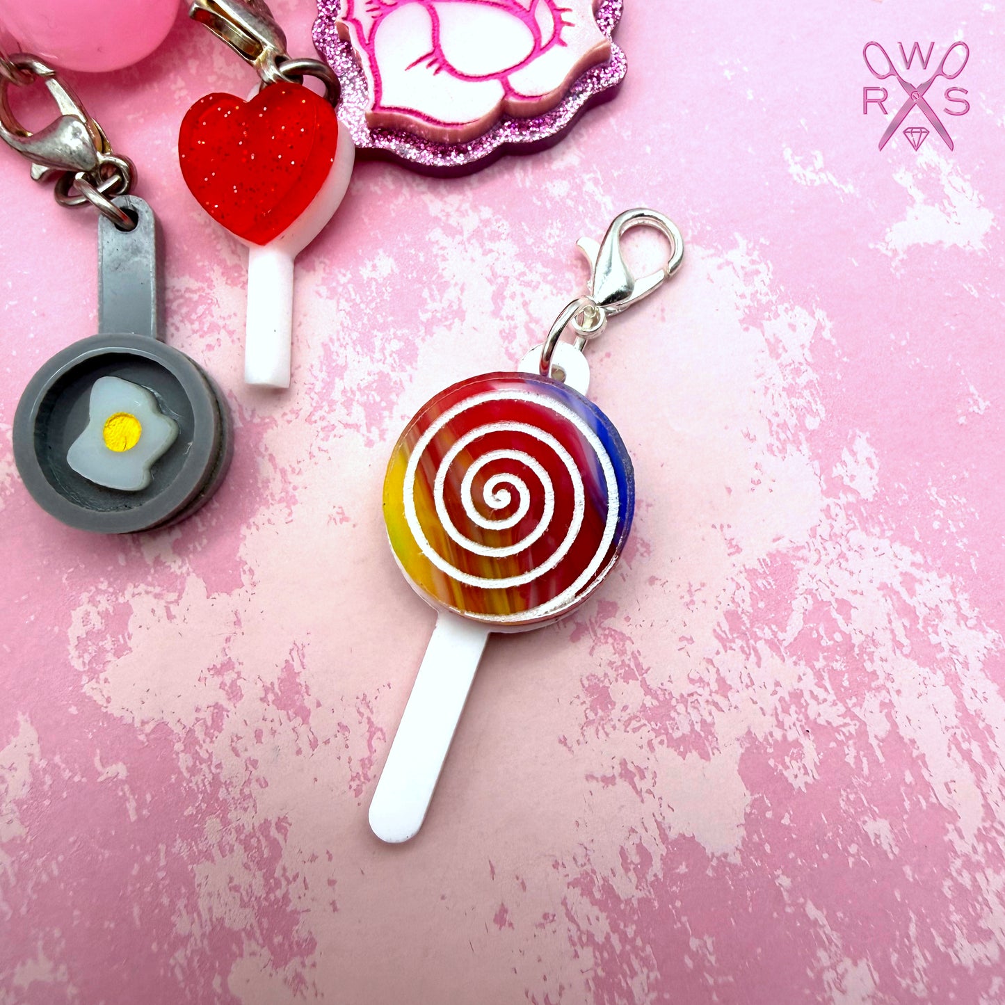 Swirly Lollipop Bestie Charm