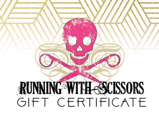 Running With Scissors Gift Certificate