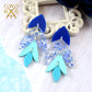 RIO Dangles in Blue - Laser Cut Acrylic Earrings