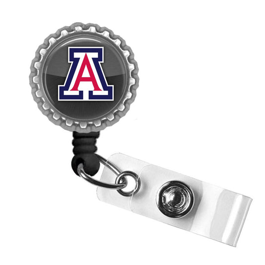 U of A Pride University of Arizona Retractable Badge Reel ID Holder
