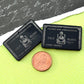 2 BLACK CREDIT CARDS  - Fancy Fun Charms - Laser Cut Acrylic