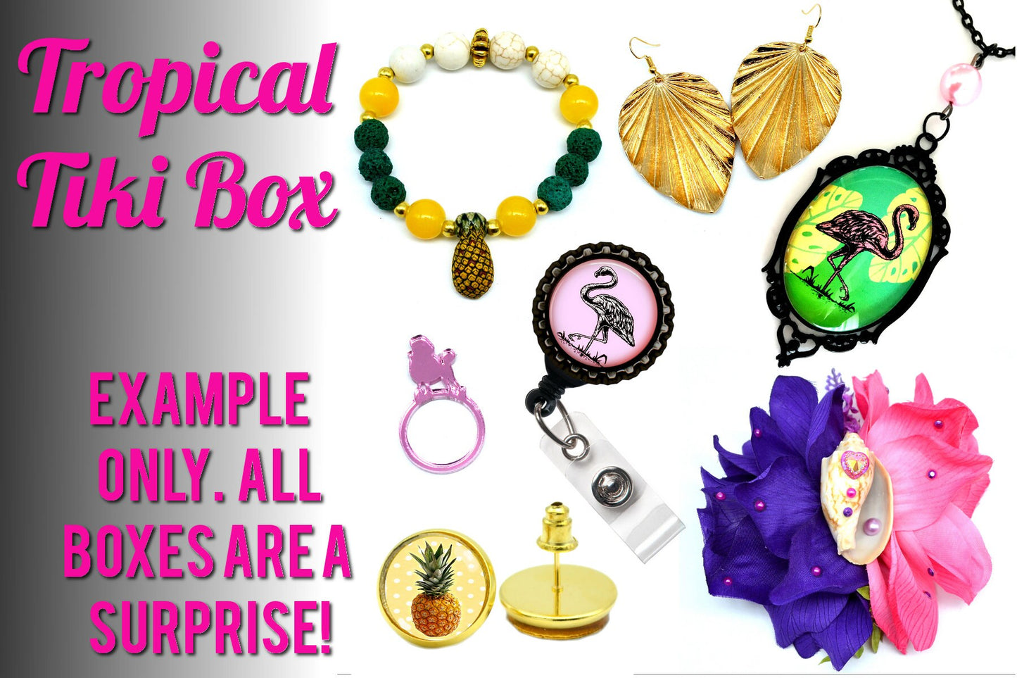 Running With Scissors Mystery Box  Steampunk Sweetheart, Goth Girl, Tropical Tiki