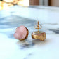 BLUSH FROST Druzy Stud Earrings