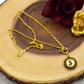 Golden Custom Initial Necklace