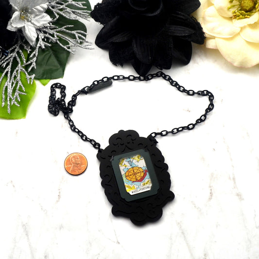 WHEEL OF FORTUNE Tarot Necklace