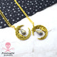 Love You To The Moon  Sending Love 2 Necklace Set