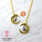 Love You To The Moon  Sending Love 2 Necklace Set