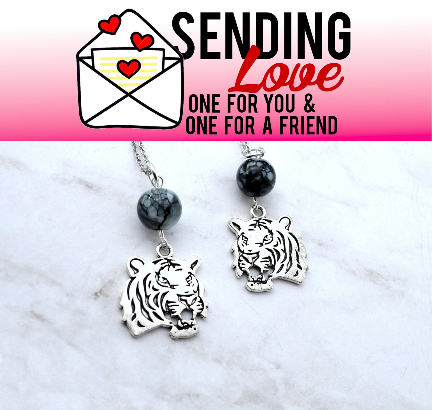 WILD ABOUT YOU Sending Love 2 Necklace Set