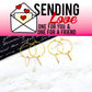 GOLD SPIKE HOOPS Sending Love 2 Earring Set