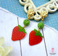 SALE Berry Sweet Dangle Summer Fruit Basket Collection Post Dangle Earrings