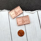 2 ROSE GOLD MIRROR Credit Cards - Fancy Fun Charms - Laser Cut Acrylic