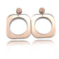 SALE- ALLURE HOOPS - Dangle Laser Cut Acrylic Earrings