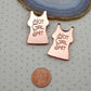 Hot Girl Sh!% MATURE Rose Gold  Mirror Cabochons flat back Laser Cut Acrylic