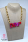 Drip - Laser Cut Acrylic Necklace