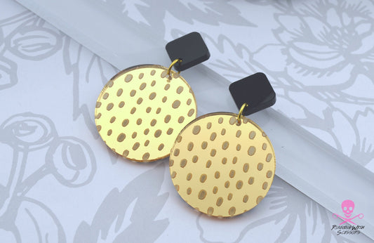 SALE Wild at Heart Dangles - Laser Cut Acrylic Earrings