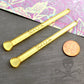 MAKEUP BRUSH CABS Gold Laser Cut Acrylic 2 Pieces Mua